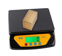 Bilancia postale, scala digitale accurata da 30 kg, 1 g, display LCD retroilluminato da 2,8 g, bilancia digitale per pacchetti, lettere, cibo g/oz/lb/kg/tl/ct conversione (nero)