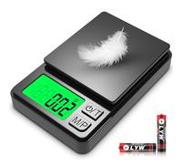 Bilancia Precisione 1000kg*0.01g, Multifunzione Portatile Bilancino per Gioielli, Precisione Tascabile Digitale Funzione Tara, Digital Pro Pocket, Mini Bilancia Tascabile con Display LCD e 7 Unità