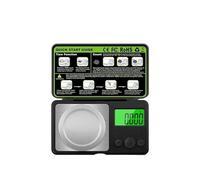 Bilancia professionale for gioielli da 0,001 g, display elettronico da 10/20/50/100 g, mini bilancia digitale tascabile di precisione for milligrammi(10g 0.001)