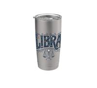 Bilancia segno zodiacale celeste astrologia compleanno design Bicchiere termico in acciaio inox doppia parete