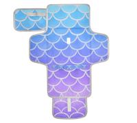 Bilancia sfumata blu-viola riutilizzabile fasciatoio bambino con tasca in tessuto assorbenti impermeabili per bambino per mamme, papà cambiador de pa?ales para Bebes