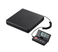 Bilancia Sospesa, Bilancia di spedizione digitale da 50 kg con schermo LCD pieghevole timer, pacchetto alimentato CA/CC for la casa dei bagagli