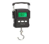 Bilancia sospesa da 75 kg/10 g, bilancia digitale LCD, bilancia elettronica manuale for la pesca, i bagagli, il viaggio, il peso della stadera, Libra per Mercato, Edilizia(A27L-USB Charging)