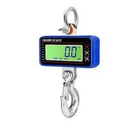 Bilancia sospesa digitale, 1500KG / 500g Bilancia for gru ad alta precisione Display LCD LED digitale con bilancia pesapersone industriale telecomandata(Blue LCD Display)