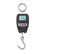 Bilancia sospesa digitale da 440 libbre con sensori accurati Mini bilancia da gru portatile da 200 kg con ganci, Pesatura precisa(Noir)