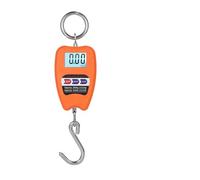 Bilancia sospesa digitale da 440 libbre con sensori accurati Mini bilancia da gru portatile da 200 kg con ganci, Pesatura precisa(Oranje)