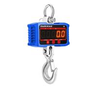 Bilancia sospesa elettronica Bilancia portatile con gancio portatile LED con telecomando per Garage Farm(500kg Blue)