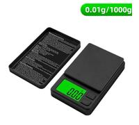 Bilancia tascabile di precisione 1000 g x 0,01 g - Bilancia digitale for once/grani con retroilluminato - Mini bilancia da viaggio(1000g 0.01g)