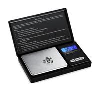 Bilancia tascabile digitale ad alta precisione for gioielli, mini bilancia elettronica in acciaio inossidabile, peso in oro e grammi, portatile, 0,01 g(500g-0.1)