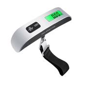 Bilancia tascabile digitale, Bilancia pesabagagli digitale portatile da 50 kg con display LCD, bilancia elettronica tascabile for valigie, strumento for pesare i bagagli,per esigenze di pesatura(A)