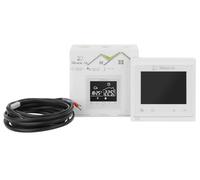 Bilancia WIFI - Regolatore programmabile, con funzione WiFi, disponibile in 2 colori, display digitale, rilevatore della temperatura del pavimento, sensore di temperatura ambiente, funzioni di