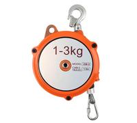 Bilanciatore a molla per utensili, 1 bilanciatore a molla regolabile con cavo metallico da,5 m, portata 1-60 kg(1-3 Kg)