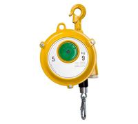 Bilanciatore a molla per utensili, Bilanciatore a molla con gancio for fune metallica da 1,5 m, gamme di carico multiple, officina e settore automobilistico(5-9 Kg)