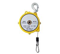 Bilanciatore a molla retrattile - Bilanciatore a molla autobloccante, for uso in officina, con cavo metallico/gancio in lega di acciaio(3-5kg)