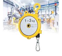 Bilanciatore a molla retrattile - Bilanciatore for utensili regolabile con gancio/fune metallica for attrezzature da officina/automotive, 1 pz.(1-3kg)