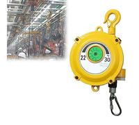 Bilanciatore a molla retrattile con cavo metallico da 1,5 m e gancio - Supporto for sospensione utensili for linea di montaggio/officina, 1 pz.(22-30kg)