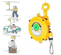 Bilanciatore a molla/riavvolgitore, Bilanciatore a molla con fune metallica da 1,5 m e gancio for uso industriale. Portata 1-70 kg(22-30kg)