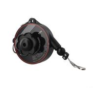 Bilanciatore telescopico a molla per uso industriale, capacità 0,5-,2 kg e 0,6-3 kg, con gancio e fune metallica, dispositivo di smorzamento della tensione regolabile, morsetto di posizionamento (0,6