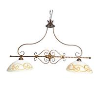 BILANCIERE A 2 LUCI COLLEZIONE FREGIO VETRO