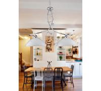 Bilanciere a lampadario moderno con cristalli 2 luci LGT Sofia