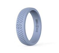 Bilanciere bande anello in silicone per donne | Premium gomma wedding Band | Ideale per fitness, sollevamento, Active Lifestyle - comodo e durevole, State-o-motion U-bal, 7