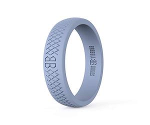 Bilanciere bande anello in silicone per donne | Premium gomma wedding Band | Ideale per fitness, sollevamento, Active Lifestyle - comodo e durevole, State-o-motion U-bal, 7