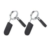 Bilanciere con Manubrio Morsetto di Bloccaggio, Collari a Molla, 2 Pezzi 25mm per Sollevamento Pesi Esercizio di Allenamen, Bilanciere con Morsetto Clip 1 Pollice Bar Collari a Sgancio Rapido