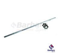 Kit Bilanciere Palestra in Acciaio Cromato 25mm Fermadischi Inclusi e Set Ghisa
