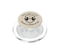 Bilanciere per sollevamento pesi, per coppie, palestra, romanticismo, regina PopSockets PopGrip per MagSafe