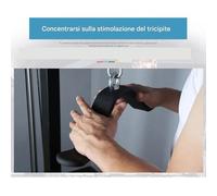 Bilanciere per Tricipiti | Accessorio Per Fitness E - Barra Antiscivolo Per Allenamento Casa Palestra Esercizi Fisici