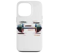 Bilanciere Pesi Sollevamento Pesi Sollevatore Palestra Custodia per iPhone 13 Pro