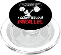 Bilanciere Powerlifter Allenamento Citazione divertente I Don't Always Squat PopSockets PopGrip per MagSafe