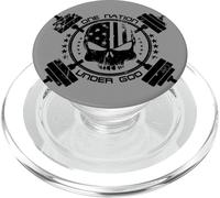 Bilancieri con teschio "One Nation Under God Bandiera Americana" PopSockets PopGrip per MagSafe