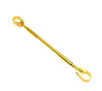 Bilancio del morsetto della traversa in motocicletta in motocicletta in alluminio 22 mm per modifica della barra 'impugnatura e rafforzamento compatibile con manubrio standard(Gold)