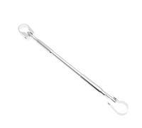 Bilancio del morsetto della traversa in motocicletta in motocicletta in alluminio 22 mm per modifica della barra 'impugnatura e rafforzamento compatibile con manubrio standard(Silver)