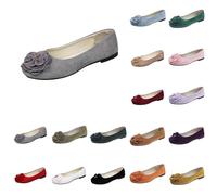 Bilarinas Scarpe piatte Donna Comode Estate Vestire Manolettine Slip on Pretty Calzature Intrattenimento Classiche Mocassini senza Lacci Eleganti Confortevole Barefoot Traspiranti Festa Balletto