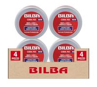 Bilba Cera Fix Modellante Capelli con Semi di Lino e Cristalli Liquidi Tenuta Elastica con Leggero Effetto Bagnato Profumazione Fresca Formula Professionale - 4 Barattoli da 100ml ognuno