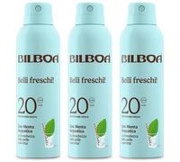 Bilboa Belli Freschi Spray Solare SPF 20 menta acquatica 3x150 ml