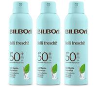 Bilboa Belli Freschi Spray Solare SPF 50+ menta acquatica 3x150 ml
