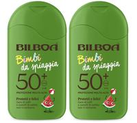 Bilboa Bimbi da Spiaggia Crema Solare Bambini SPF 50+ 2x200 ml