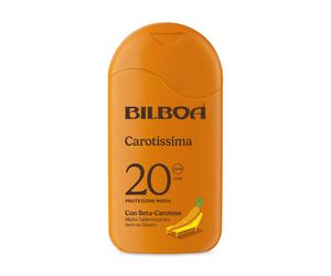 Bilboa Carotissima Latte Solare SPF 20 con beta carotene 200 ml Crema