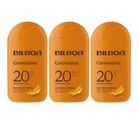 Bilboa Carotissima Latte Solare SPF 20 con beta carotene 3x200 ml