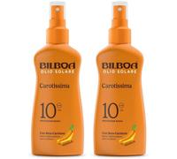Bilboa Carotissima Olio Solare Spray SPF 10 con beta carotene 2x200 ml