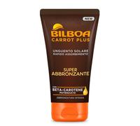 Bilboa Carrot Plus, Unguento Super Abbronzante, con Betacarotene e Oli Vegetali per una Abbronzatura Intensa e Duratura, Effetto Nutriente, Dermatologicamente Testato, 150 ml