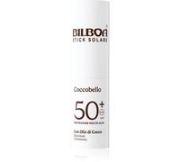 Bilboa, Coccobello Stick Solare Viso SPF 50+, Protezione Solare per Zone Sensibili con Vitamina E, Perle di Luce e Olio di Cocco, Texture Leggera e Invisibile, Resistente all’Acqua, 10 ml