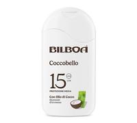 Bilboa Coccobello Latte Solare SPF 15, con Olio di Cocco, Illuminati d’Immenso, Resistente all'Acqua, 200 ml