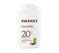 Bilboa Coccobello Latte Solare SPF 20, con Olio di Cocco, Illuminati d’Immenso, Resistente all'Acqua, 200 ml