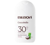 Bilboa Coccobello Latte Solare SPF 30, con Olio di Cocco, Illuminati d’Immenso, Resistente all'Acqua, 200 ml