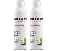 Bilboa Coccobello Spray Solare SPF 15 con olio di cocco 2x150 ml