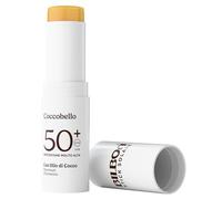 Bilboa, Coccobello Stick Solare Viso SPF 50+, Protezione Solare per Zone Sensibili con Vitamina E, Perle di Luce e Olio di Cocco, Texture Leggera e Invisibile, Resistente all’Acqua, 10 ml